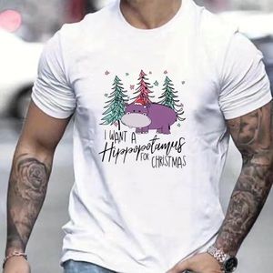 Unisex “I Want a Hippopotamus For Christmas” T-Shirt